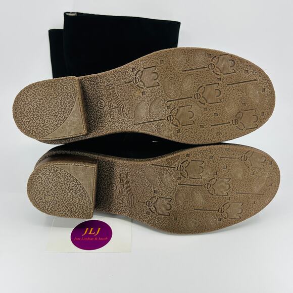 Dansko Women's Dalinda Black Waterproof Suede Tall Boots Size 40 EU/ 9.5-10 US - Picture 11 of 13